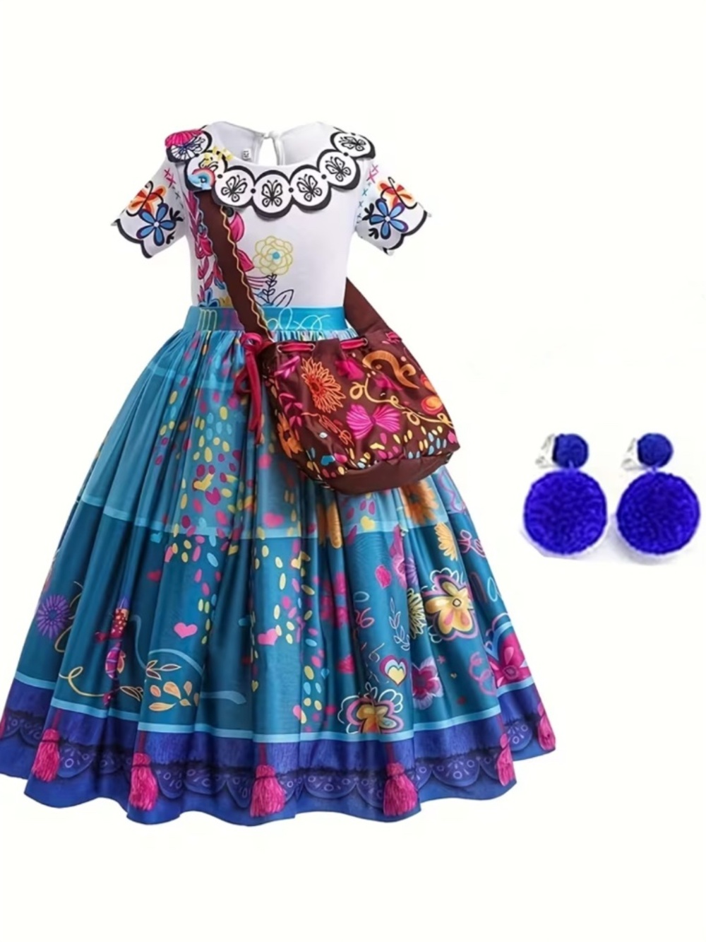 Disney Encanto Mirabel Madrigal Halloween costume dress for girls